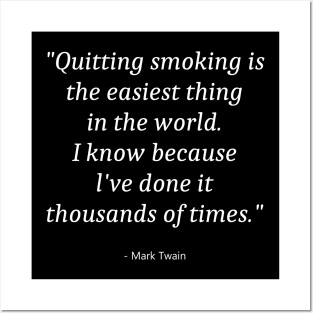 Quote About No Smoking Posters and Art